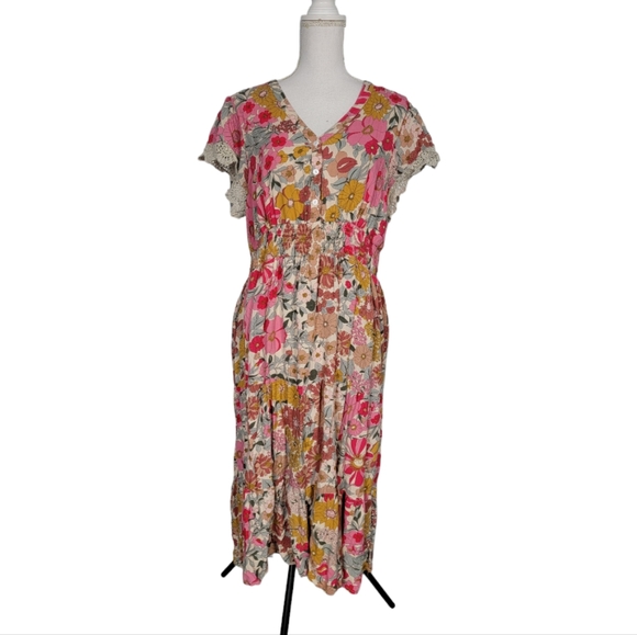 Baltic Born Floral Multicolor Dress - Picture 2 of 16